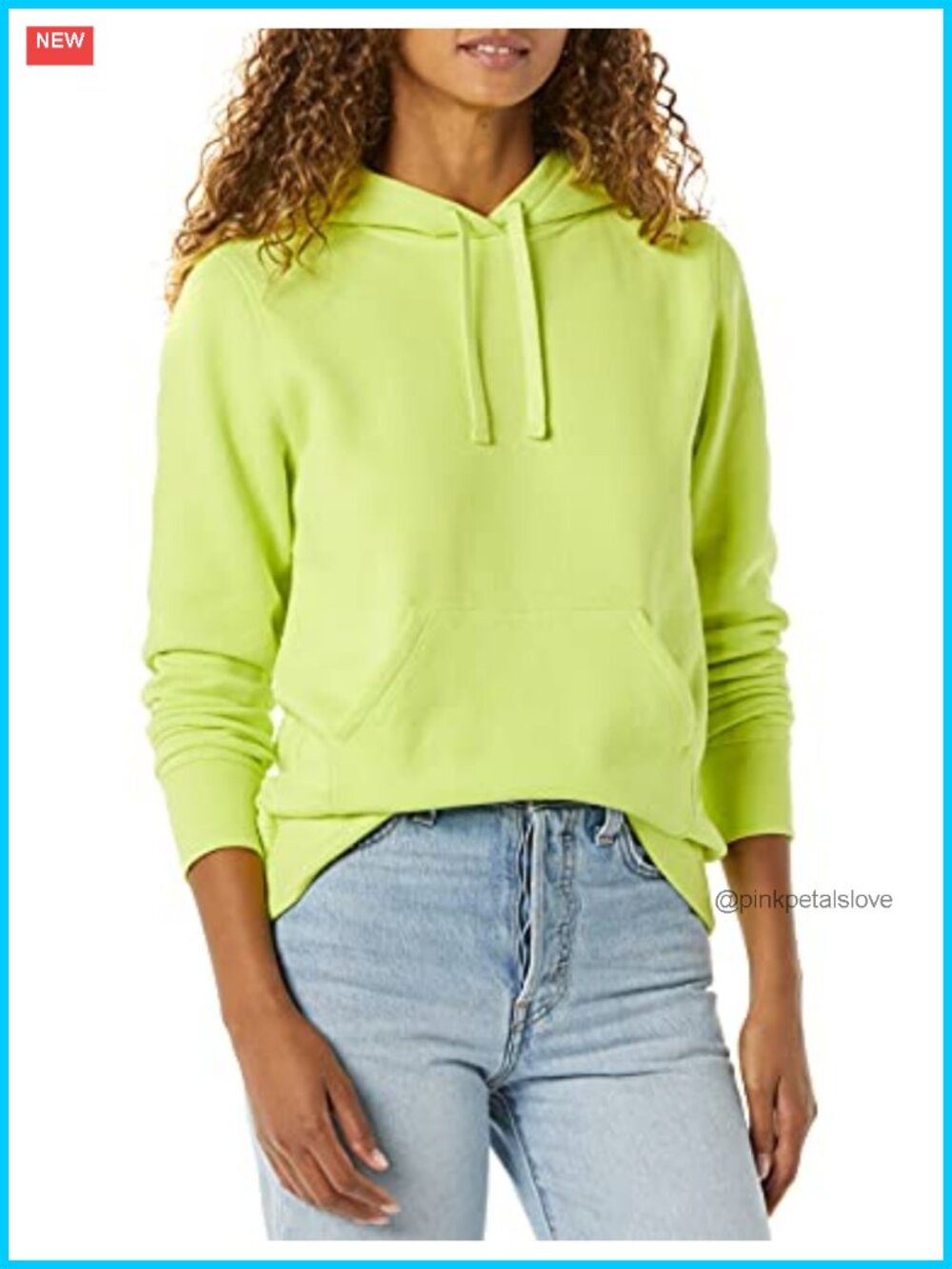 Women's Regular-Fit Midweight Fleece Pullover Hoodie with Kangaroo Pocket